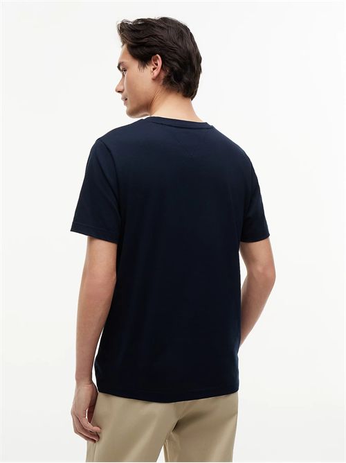 T-shirt in jersey con grafica bandiera TOMMY HILFIGER | MW0MW43226/DW5